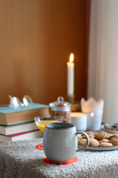 istock Drinks, Books, Cookies and Candles 2011068983