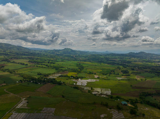 istock Agricultural land and mountain in the Philippines. 2011070030