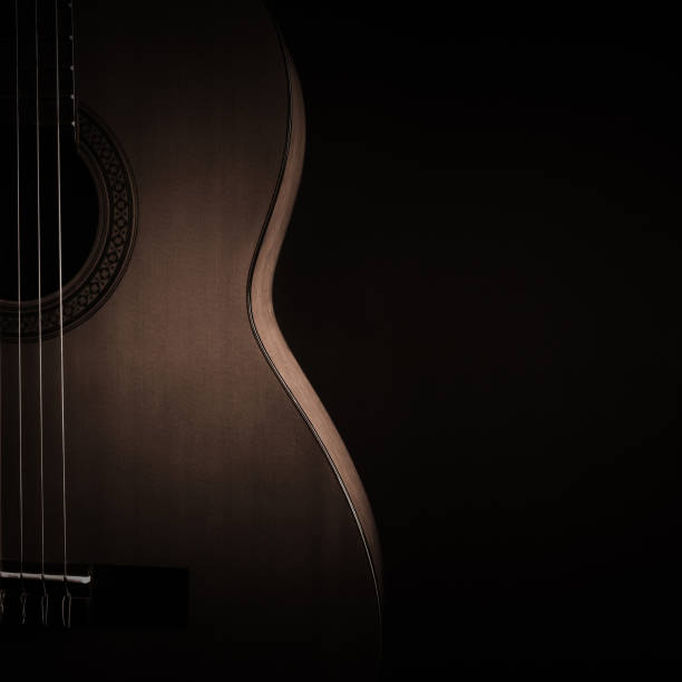 istock Acoustic guitar classical guitar closeup 2011139145