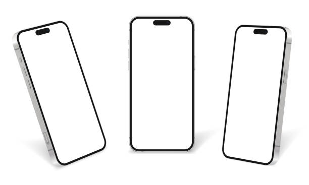 bildbanksillustrationer, clip art samt tecknat material och ikoner med realistic vector mockup digital tablet, mobile phone, smart phone, laptop and computer monitor. ui / ux design. vector illustration, modern digital devise, digital template. 3d stock illustration. eps 10. - brand name smart phone