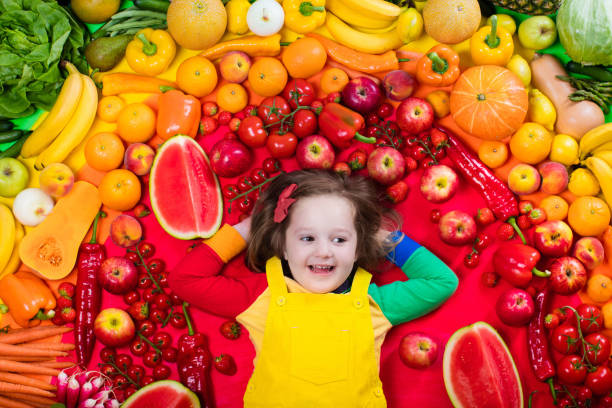 istock Healthy fruit and vegetable nutrition for kids 2011217988