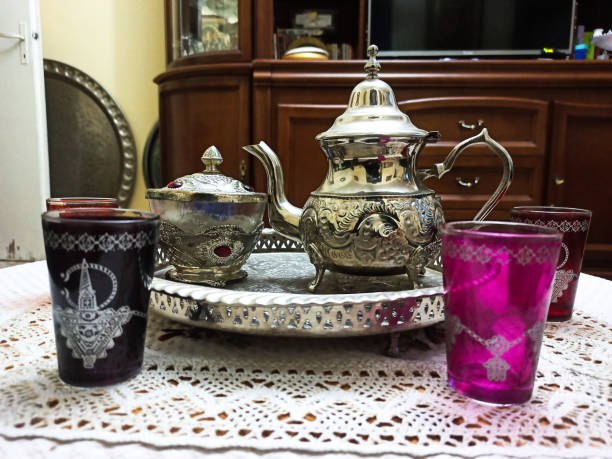 istock A set of traditional Moroccan utensils used for drinking tea 2011259459
