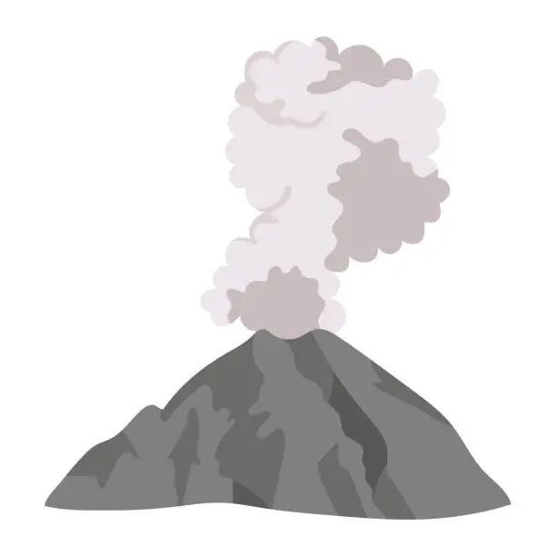 Vector illustration of Volcano