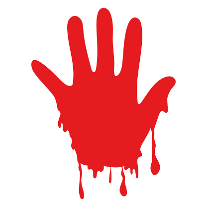 red hand day illustration design vector isolated