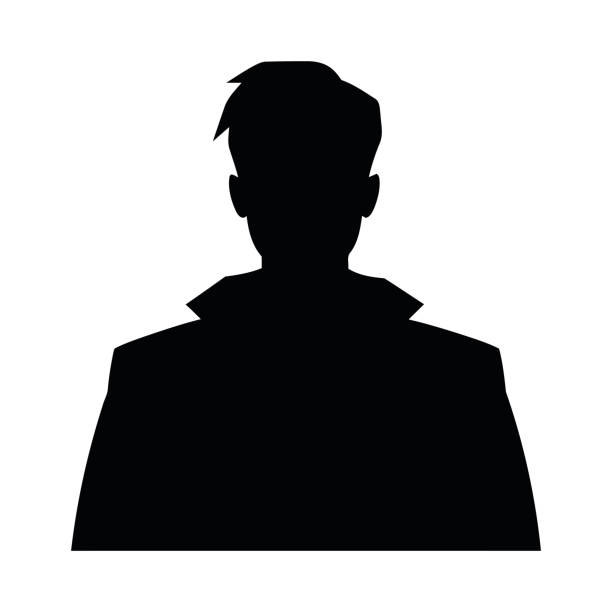 istock One silhouette of a businessman, isolated icon 2011466978