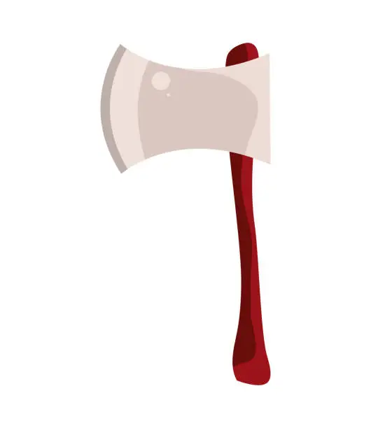 Vector illustration of axe tool icon
