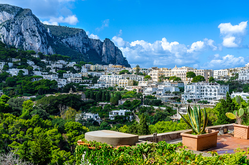 White Buildings During a Sunny Day on the Isle of Capri in Italy