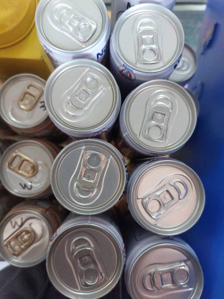 Close Up of Soda Cans