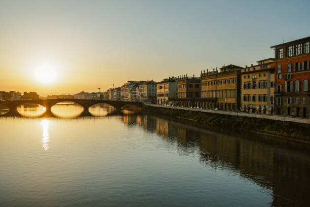 istock panoramic image of Florence, Italy in sunset 2011775443