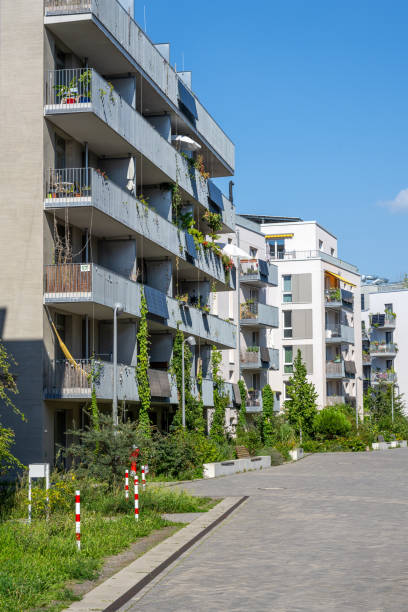 istock Modern apartment buildings in a development area 2011900240