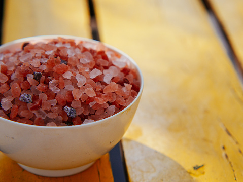 pink indian salt