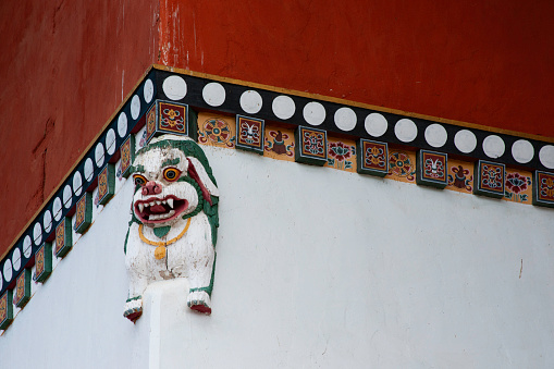 Architectural temple art,  Bhutan