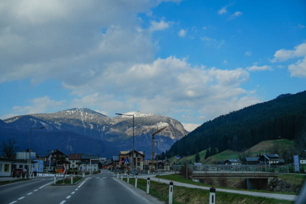 Road of Small town in Austria
