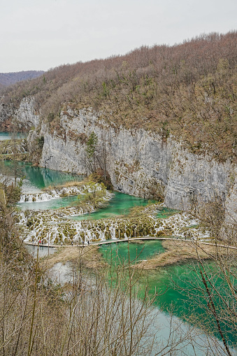 Waterfall in Plitvice Lake