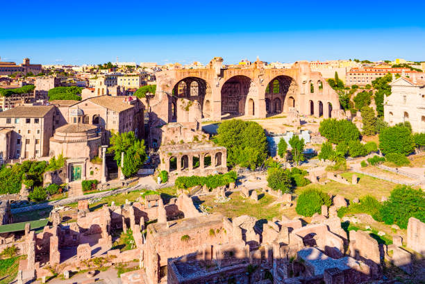 istock Roman Forum. Rome -ancient, beautiful, incredible , where every place is filled with history. 2012116585