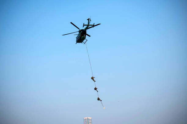 Helicopter Rappelling Frame 80+ Helicopter Rappelling Armed Forces Military Stock Photos, Pictures ...