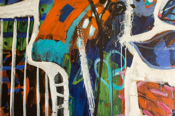 istock Detail of the Painting as a Background 2012157745