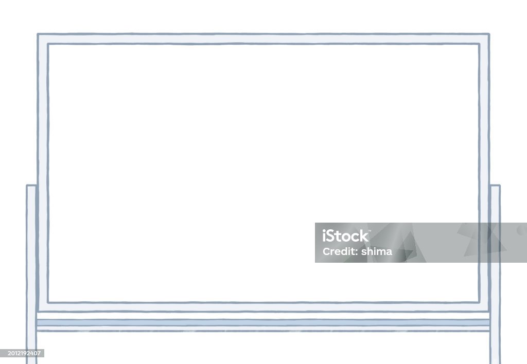 Whiteboard Pattern Whiteboard Hand Drawn Illustration Template Stock Illustration ...
