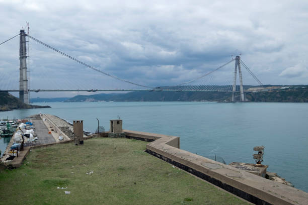 istock Yavuz Sultan Selim Bridge Construction in Istanbul 2012237909