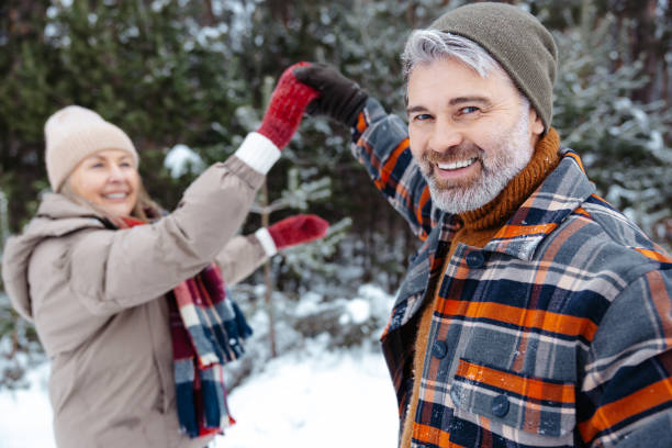 istock Mature couple looking happy and in love 2012386527