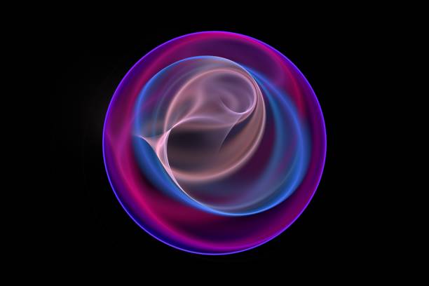 Abstract modern background on the topic of science and modern digital technologies