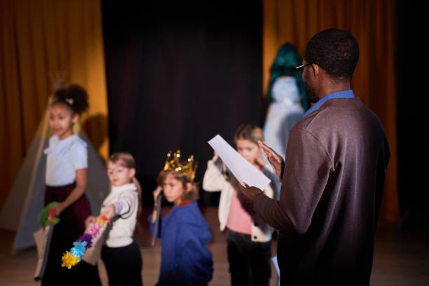 istock Group of Kids on Stage in Theater 2012470267