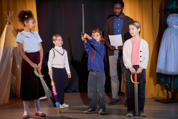 istock Prince on Stage in School Play 2012470282