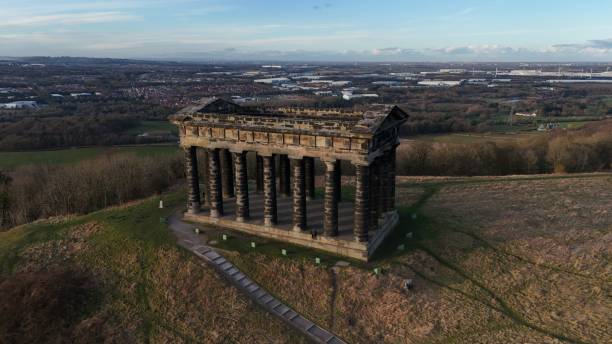 istock Aerial view of the stunning Penshaw Monument 2012478826