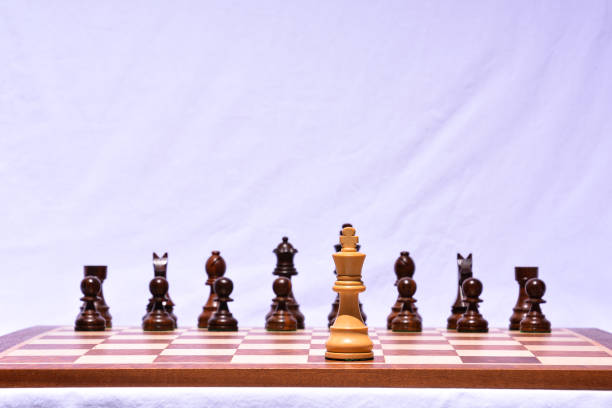 Photo Picture of the Classic Wooden Chess Piece