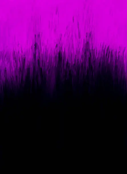 Vector illustration of abstract purple background texture with grunge brush strokes on black background