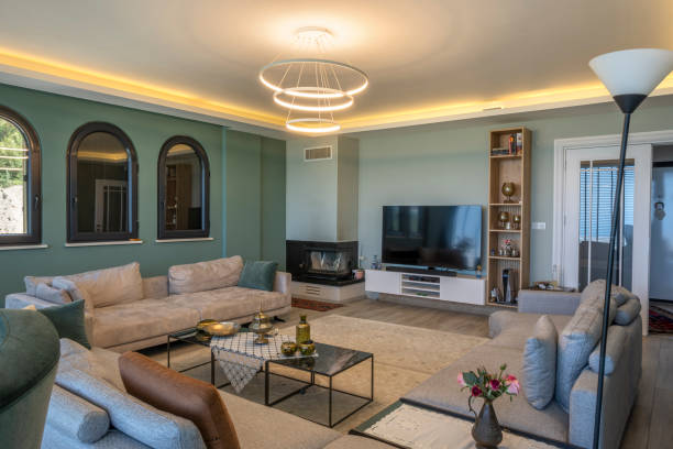 istock Luxury living room interior and decoration 2012503017