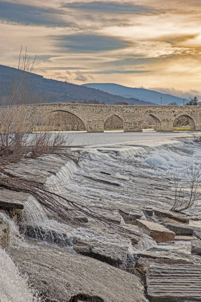 istock Romanesque medieval bridge of Barco de Avila, Spain 2012593000