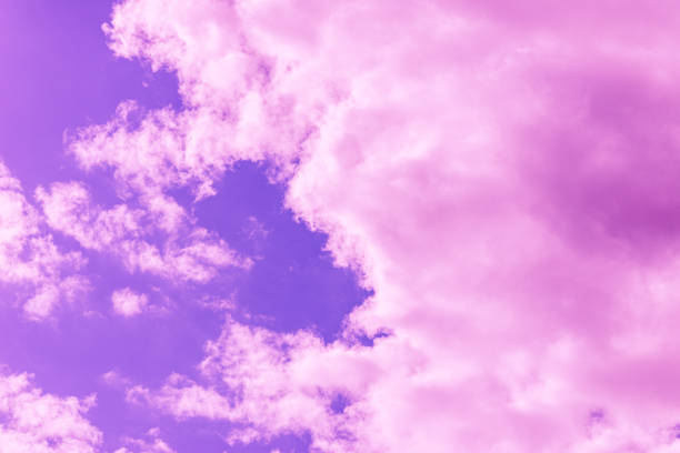 istock Beautiful dramatic pink cloud sky purple and violet tones Background.Toned. 2012609952