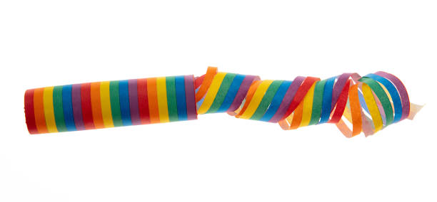 istock Rainbow colors streamer isolated on white transparent 2012624528