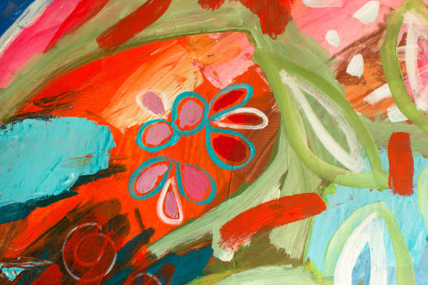 istock Detail of the Painting as a Background 2012679454