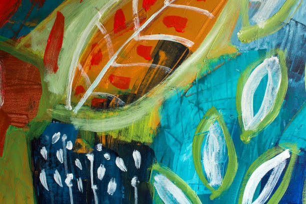 istock Detail of the Painting as a Background 2012680005