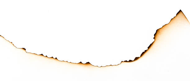 istock burnt paper on a white background 2012745188