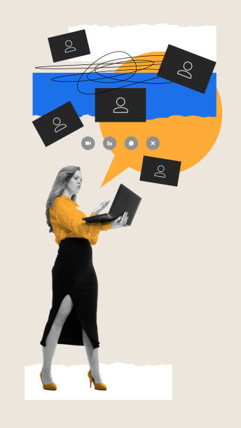 istock Concentrated young woman, hr manager having online video call with potential future worker. Candidates applying on a job position. Selection 2012752544