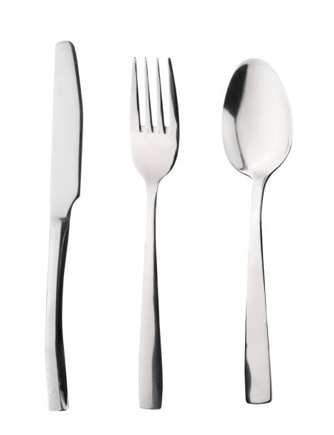 istock fork, knife, spoon, cutlery isolated on white background, clipping path 2012760302