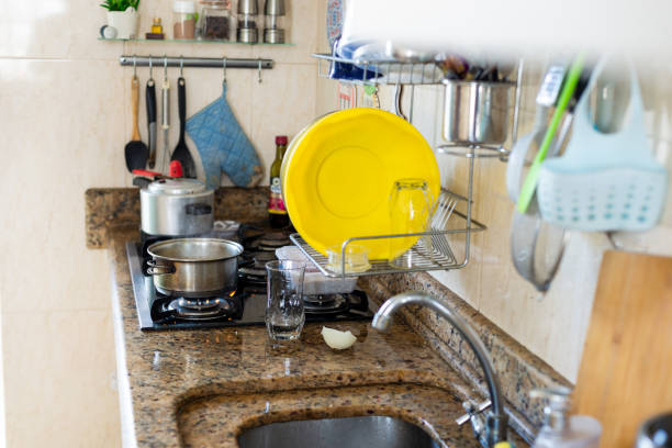 istock Kitchen utensils on top of the sink. 2012770282