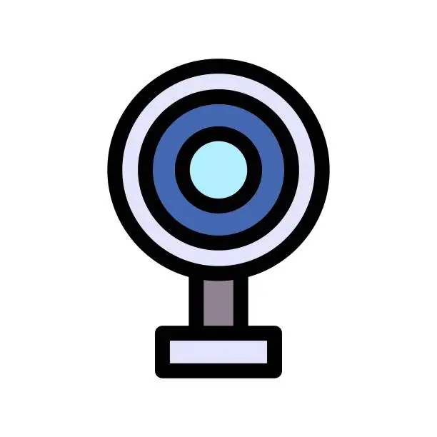 Vector illustration of Webcam Icon