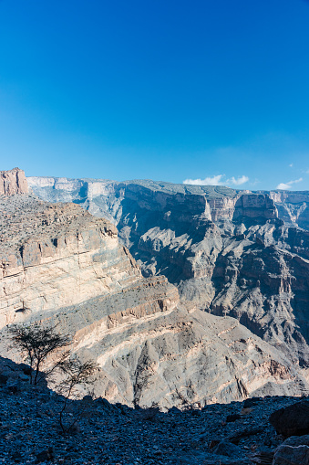 Jebel Shams, Balcony Walk trial, Oman, Ad Dakhiliyah Governorate, Al Hajar Mountains