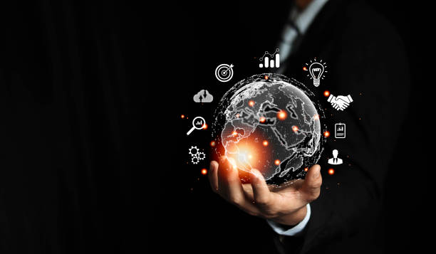 istock Businessman using online transaction with internet technology concept of global data connection by internet technology big data data search online marketing. 2012793717