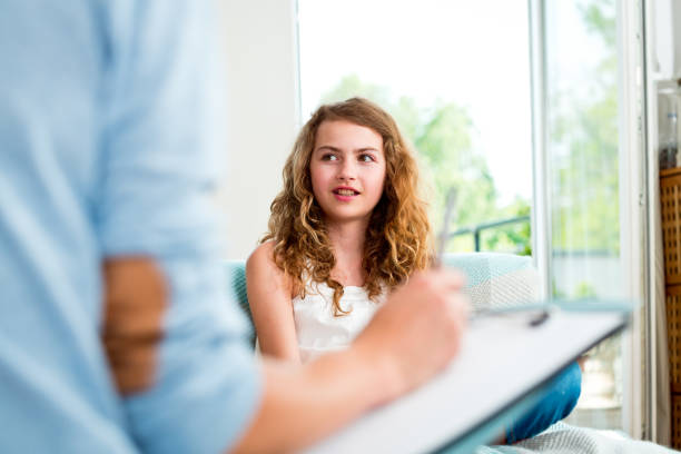 istock Meeting with school counselor 2012812419