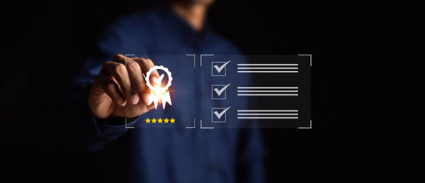 istock The check mark symbol represents the standard quality control, ISO certified business, international standards quality control assurance. 2012814160