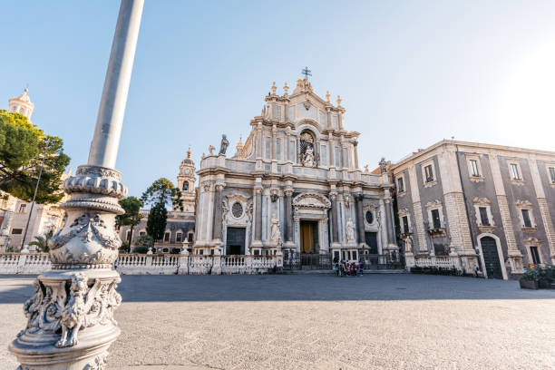 istock Saint Agatha Cathedral In Catania In Sicily 2012828174