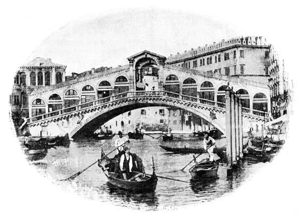 istock Rialto Bridge over Canal Grande in Venice Italy engraving 1894 2012889722