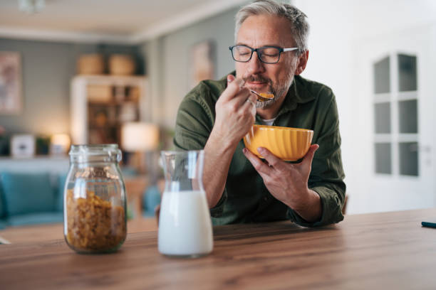 istock Enjoying your morning meal 2012903290