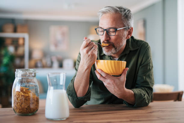 istock Enjoying your morning meal 2012903292