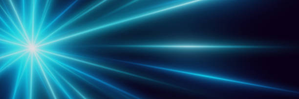istock Futuristic high-speed traffic with rays of light and neon lines. 2012978491